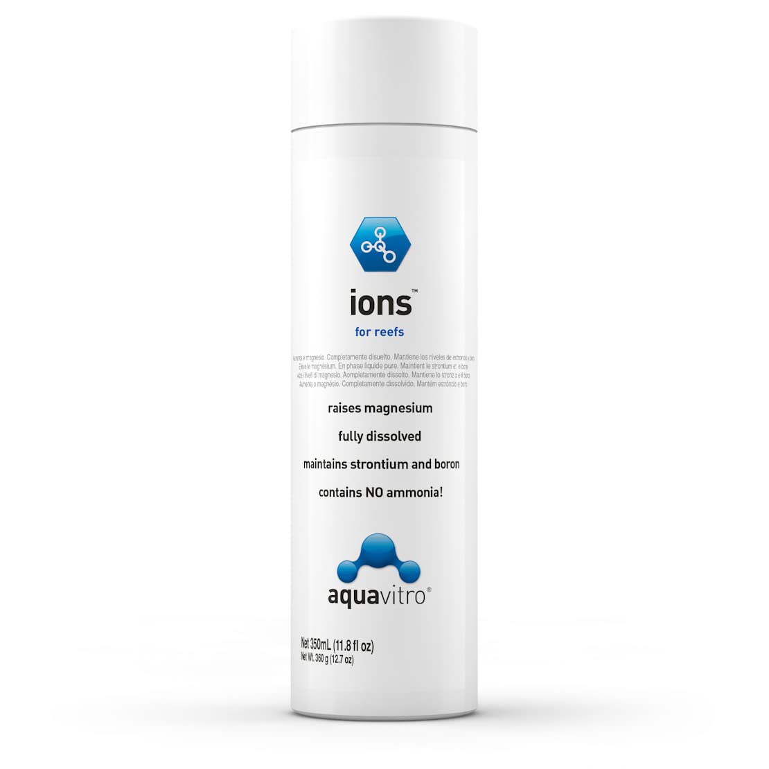 Aqua Vitro Reef Ions - 11.8 Fl Oz by Seachem – Plastic, Model 7561