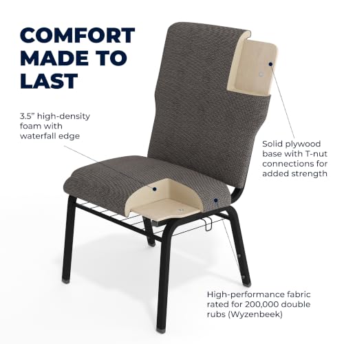 Flash Furniture Java Fabric/Black Frame / Set of 1 / Classic Chairs