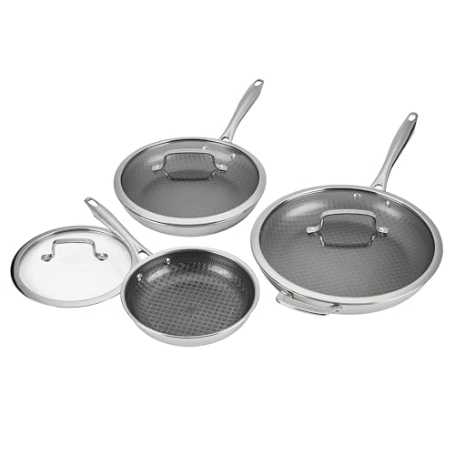 Cuisinart 6 pc Skillet Set / Assorted / Stainless Steel Cookware Sets