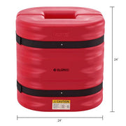 Column Protector by Global Industrial – HDPE, Red, Model 670832