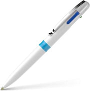 Schneider TK138049 4-Color Ballpoint Pen, Take 4, TAKE4 M, Medium Point, Body Color: White, Ink Colors: Black, Red, Blue, Green