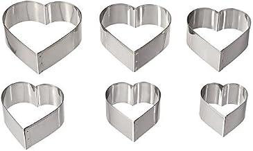 Ateco Graduated Heart Cookie Cutters, Set of 6 by August Thomsen Corp