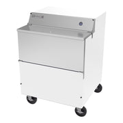 Forced Air School Milk Cooler by Beverage Air – 13.59 cubic_feet, Stainless Steel, Model SMF34HC-1-W