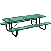 Global Industrial Green / Industrial / 96D x 62W x 29.5H in Picnic Tables