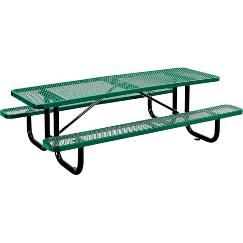 Global Industrial Green / Industrial / 96D x 62W x 29.5H in Picnic Tables
