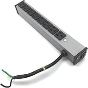 Wiremold UL205BC 15A, 8 OL, 6 FT Cord, GY, White