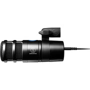 AT2040USB Hypercardioid Dynamic Podcast USB Microphone by Audio-Technica – 14.53 cm, Metal, Black, Model E99AT2040USB