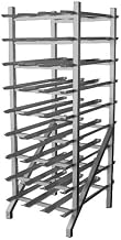 GSW AAR-CRAW All Welded Aluminum Can Rack Storage holds 162 Cans (#10) or 216 Cans (#5) for Commercial Kitchen, 26” x 35” x 71”