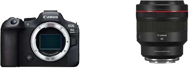 Canon EOS R6 Mark II Body with Stop Motion Animation Firmware with Rf 85mm F1.2 L USM Ds