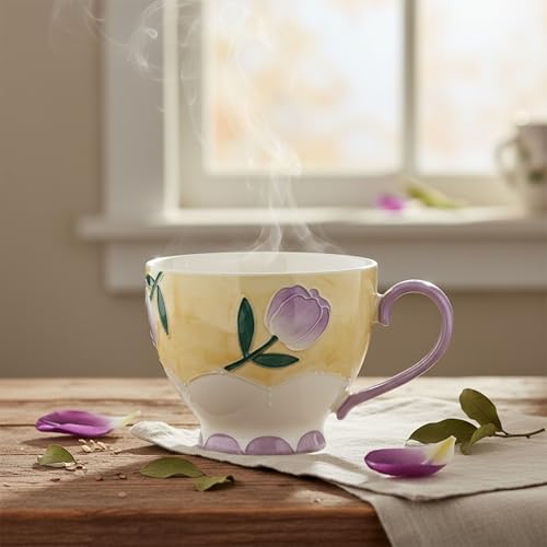 10 Strawberry Street Tulips / Large / Chic Mug Sets