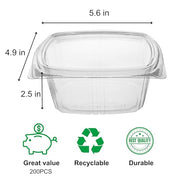 KODA CUP 16oz / Clear / 16.0 fluid_ounces Clamshell Take Out Containers