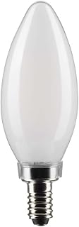 Satco S21823, B11 LED Bulbs, Frosted, E12 Base, 2-Pack, Commercial Lighting