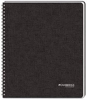 MEA06100 - Mead Black Hardbound Subject Notebook