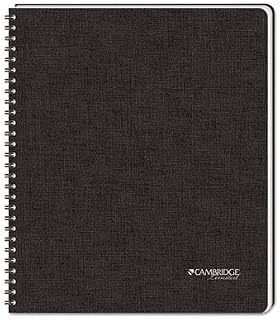 MEA06100 - Mead Black Hardbound Subject Notebook