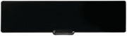 HUBERT Write-On Wipe-Off Price Tags Black Plastic Heat Resistant - 6 1/8" L x 1 7/8" H