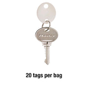 Master Lock 1 / No Size / White Keyed Padlocks