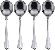 Oneida Juilliard Round Bowl Soup Spoons, Set of 4