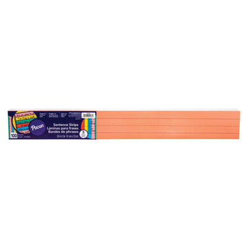 ASE Pacon Sentence Strips – 100 Count (Pack of 1), Tagboard, Assorted Colors, Model PAC5165
