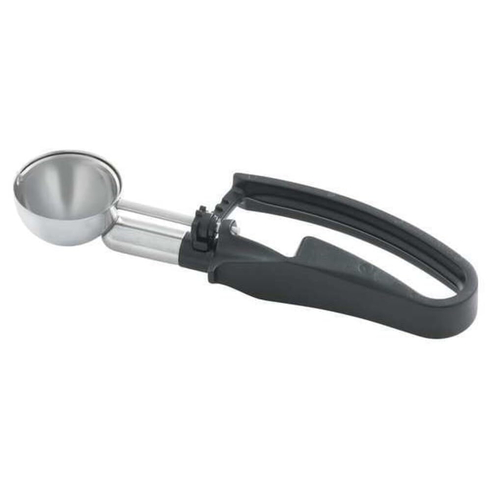 Squeeze Disher by Vollrath – 1.1 ounces, Stainless Steel, Black, Model 47398