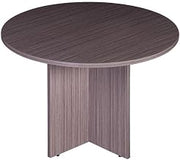 Boss Office Products 47" W Conference Table with 4 Mesh Chairs in Driftwood
