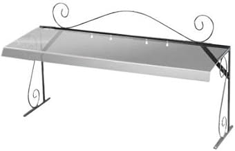 Cal-Mil 710-4 Glacier Portable Buffet Sneeze Guards, Acrylic, 12.5" Length x 48" Width x 18" Height, Clear
