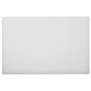Kratos by White Plastic Cutting Board - 12"L x 18"W x 1/2"H by HUBERT – Plastic, White, Model 1218-0L-WH