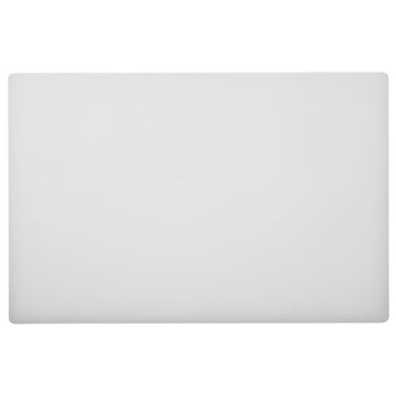 Kratos by White Plastic Cutting Board - 12"L x 18"W x 1/2"H by HUBERT – Plastic, White, Model 1218-0L-WH