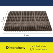 Notrax Black / Stock Size / 1 Floor Mats & Matting