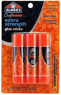 Elmer's Craft Bond Extra Strength Glue Sticks, 3pc