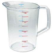 Clear Bouncer Measuring Cups 4 Quart by Rubbermaid – 24.13 cm, 3.8 liters, Polycarbonate, Clear, Model RCP3218CLE