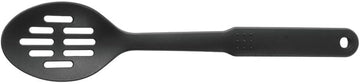 HUBERT Slotted Cooking Spoon Black Nylon - 12"L
