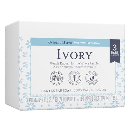 Ivory 1 Count (Pack of 6) / Original / Black Soaps
