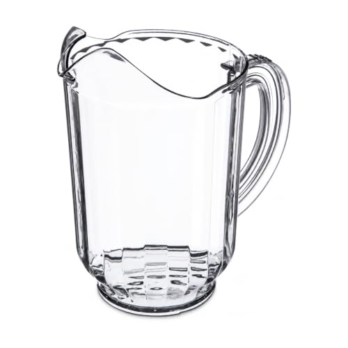 Carlisle FoodService Products Clear / 60 Ounces / SAN Jugs