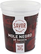 Savor Imports Mole Negro de Oaxaca, Black Mexican Sauce, 2 Pound