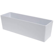 Modular Food Bar Pan 1/2 Size Long Bright White Melamine - 6"H by HUBERT – Melamine, Model H0132-BWHITE