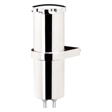 BILLET SPEC Overflow Tank 8.75" Smooth with Bracket by Billet Specialties – 8.75", Model 77109