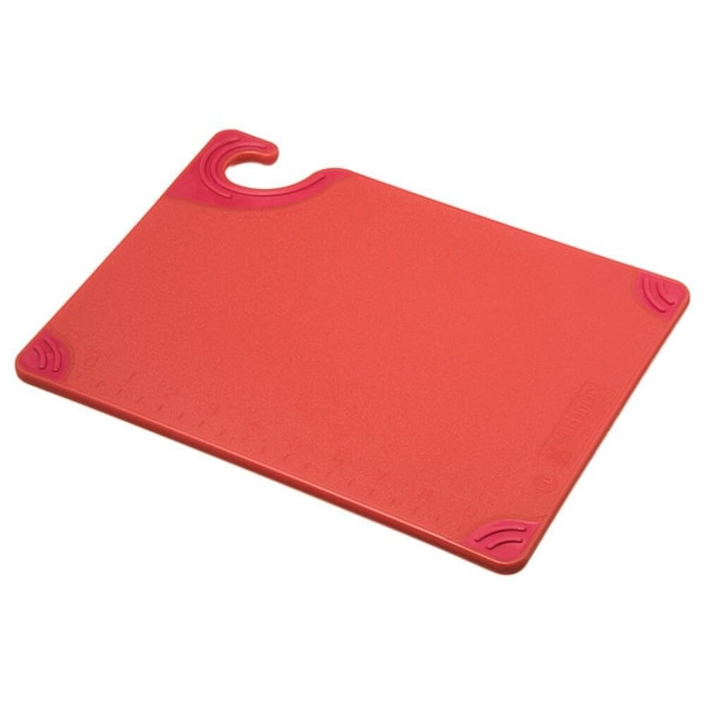 San Jamar Red / 1 / 12"L x 9"W Cutting Boards
