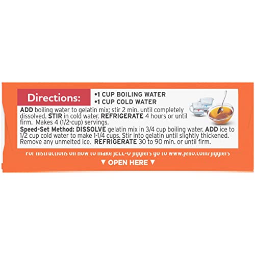 Jell-O 3 Ounce (Pack of 6) / 6 Gelatin