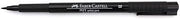 Faber-Castell Art & Graphic Pitt Artist Pen Brush India Ink Pen, Black, Single Pitt Pen, for Art, Craft, Drawing, Sketching, Home, School, University, Colouring