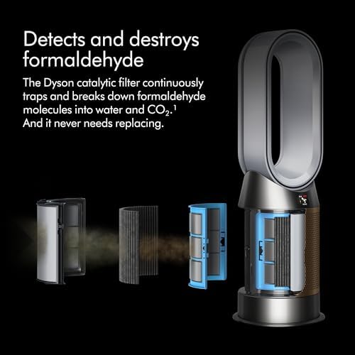 Purifier Hot+Cool Formaldehyde™ HP by Dyson – Large, White/Gold, Model 497044-01