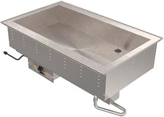 Vollrath 36503240 Modular Drop in Three Compartment Bain Marie Hot Food Well - 240V, 1875W