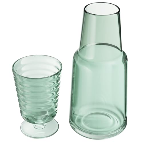 American Atelier Gray / 11" H x 4" L x 4" W / Farmhouse Carafes