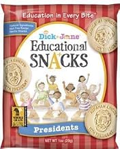 Dick and Jane President Educational Snack, 1 Ounce -- 120 per case.
