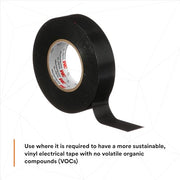 3M Black / 3/4 in x 60 ft / 10 Rolls Electrical Tape