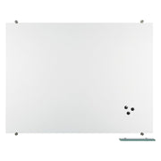 Visionary Glass Dry-Erase Whiteboard by Best-Rite – 40"W x 2"H, Multi, Glossy White, Model 83844