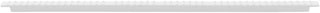 HUBERT SmartFit White Melamine Adaptor Bar - 21" L