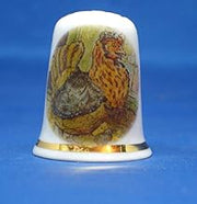 China Thimble - Beatrix Sally Henny Penny