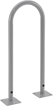 Global Industrial Flange Mount U-Rack Bike Rack, 2-Bike Capacity, Gray