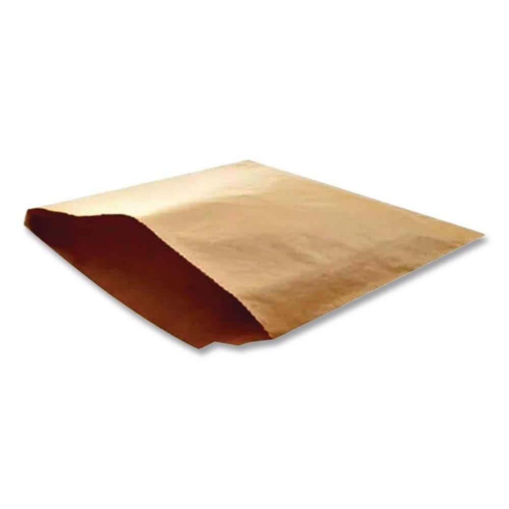 Bagcraft Papercon Bagcraft 300100 EcoCraft 6.5 in. x 8 in. Grease-Resistant Sandwich Bags - Natural (2000/Carton)