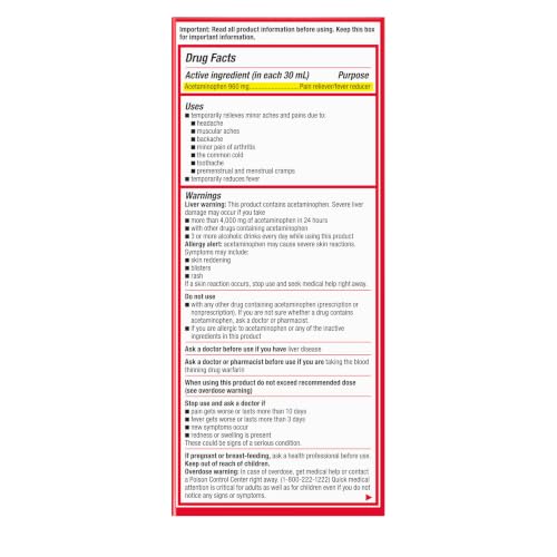 Tylenol Cherry / MAP / Clear Acetaminophen